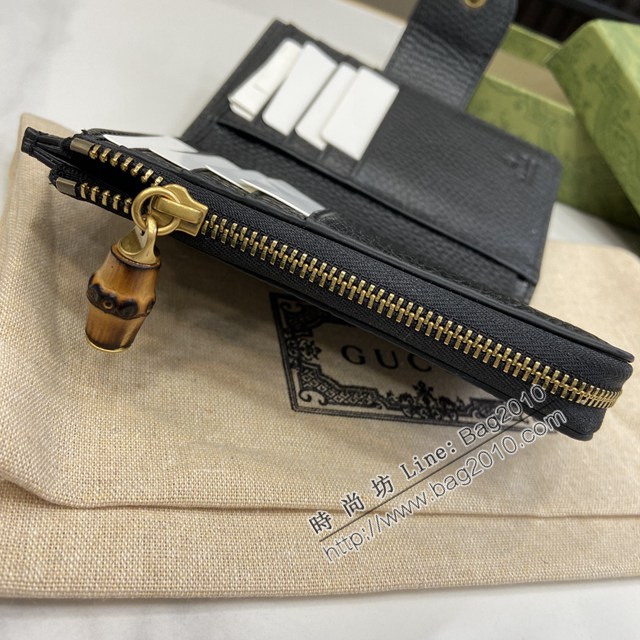 Gucci專櫃古馳最新款Marmont系列錢夾拉鏈中夾錢包 jh2462型號：739498